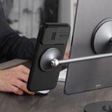 Nillkin iPhone 15 Pro Max Deksel CamShield MagSafe Blå