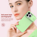 Nillkin iPhone 15 Pro Max Deksel CamShield Silky Lysegrønn