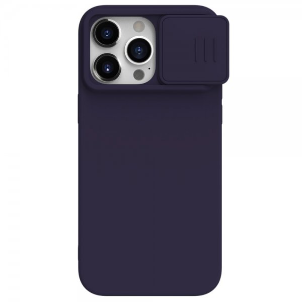 Nillkin iPhone 15 Pro Max Deksel CamShield Silky Mørklilla