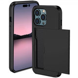 iPhone 15 Pro Max Deksel Card Slide Svart