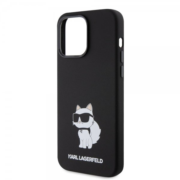 Karl Lagerfeld iPhone 15 Pro Max Deksel Choupette NFT Svart