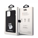 Karl Lagerfeld iPhone 15 Pro Max Deksel Choupette NFT Svart