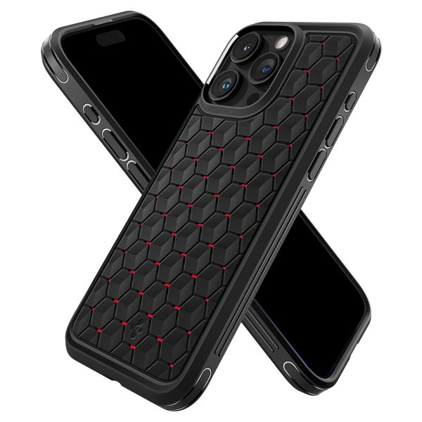 Spigen iPhone 15 Pro Max Deksel Cryo Armor Cryo Red
