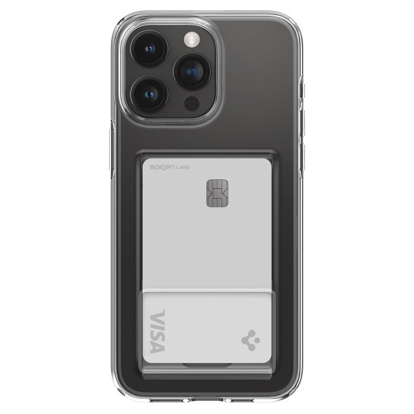 Spigen iPhone 15 Pro Max Deksel Crystal Slot Crystal Clear