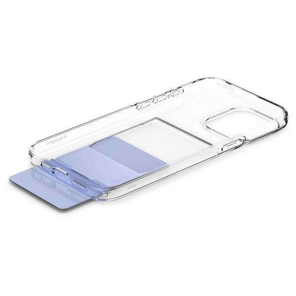 Spigen iPhone 15 Pro Max Deksel Crystal Slot Crystal Clear