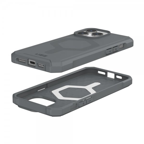 Urban Armor Gear (UAG) iPhone 15 Pro Max Deksel Essential Armor MagSafe Sølv