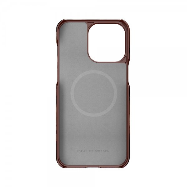 Ideal of Sweden iPhone 15 Pro Max Deksel Fashion Case MagSafe Dark Amber Marble