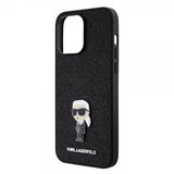 Karl Lagerfeld iPhone 15 Pro Max Deksel Fixed Glitter Svart