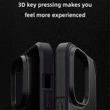 X-Level iPhone 15 Pro Max Deksel Frostet Transparent Svart