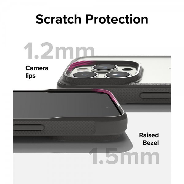 Ringke iPhone 15 Pro Max Deksel Fusion Bold Grå