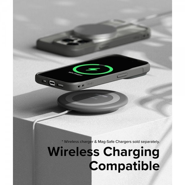 Ringke iPhone 15 Pro Max Deksel Fusion Bold Grå
