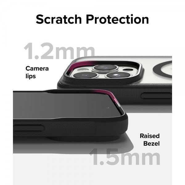 Ringke iPhone 15 Pro Max Deksel Fusion Bold Magnetic Matte Black