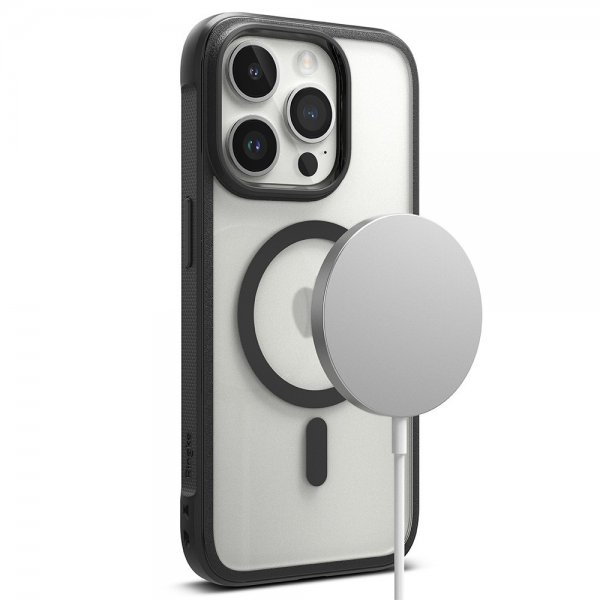 Ringke iPhone 15 Pro Max Deksel Fusion Bold Magnetic Matte Black
