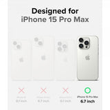 Ringke iPhone 15 Pro Max Deksel Fusion Bold Matte Gray