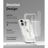 Ringke iPhone 15 Pro Max Deksel Fusion Card Clear