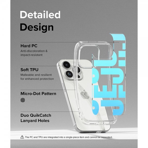 Ringke iPhone 15 Pro Max Deksel Fusion Design Jeju
