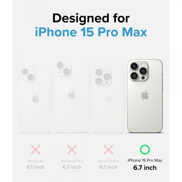 Ringke iPhone 15 Pro Max Deksel Fusion Design Jeju