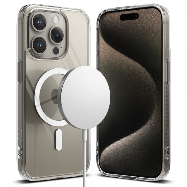 Ringke iPhone 15 Pro Max Deksel Fusion Magnetic Clear