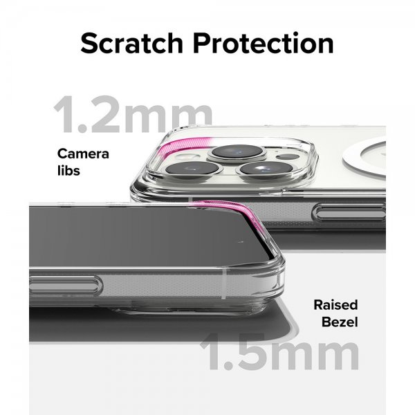 Ringke iPhone 15 Pro Max Deksel Fusion Magnetic Clear