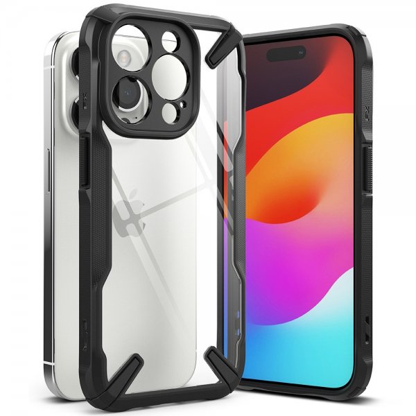 Ringke iPhone 15 Pro Max Deksel Fusion X Svart