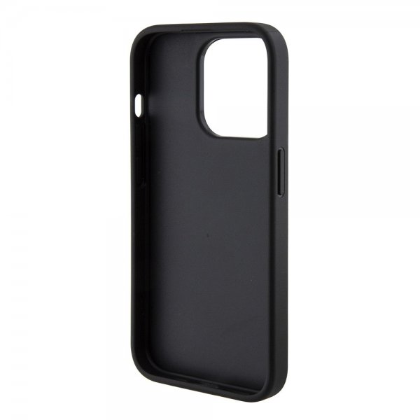 Guess iPhone 15 Pro Max Deksel G Cube Grip Stand Svart