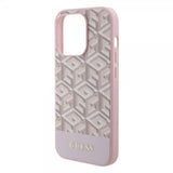 Guess iPhone 15 Pro Max Deksel G Cube MagSafe Rosa