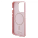 Guess iPhone 15 Pro Max Deksel G Cube MagSafe Rosa