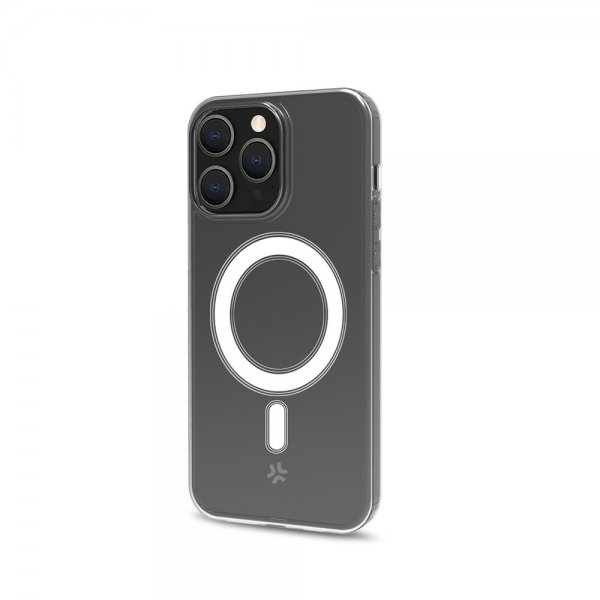 Celly iPhone 15 Pro Max Deksel GELSKINMAG MagSafe Transparent