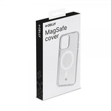 Celly iPhone 15 Pro Max Deksel GELSKINMAG MagSafe Transparent