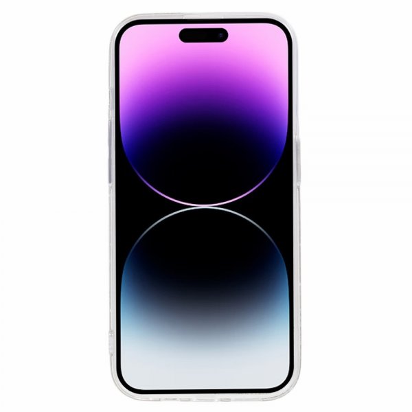 iPhone 15 Pro Max Deksel Glitterpaljetter Gull