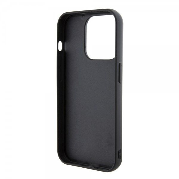 Karl Lagerfeld iPhone 15 Pro Max Deksel Grip Stand Function Svart