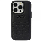 Audi iPhone 15 Pro Max Deksel GT Synthetic Leather Svart