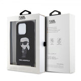 Karl Lagerfeld iPhone 15 Pro Max Deksel Ikonik Crossbody Svart