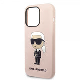 Karl Lagerfeld iPhone 15 Pro Max Deksel Ikonik NFT Rosa