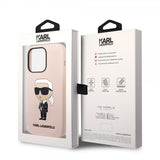 Karl Lagerfeld iPhone 15 Pro Max Deksel Ikonik NFT Rosa