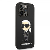Karl Lagerfeld iPhone 15 Pro Max Deksel Ikonik NFT Svart