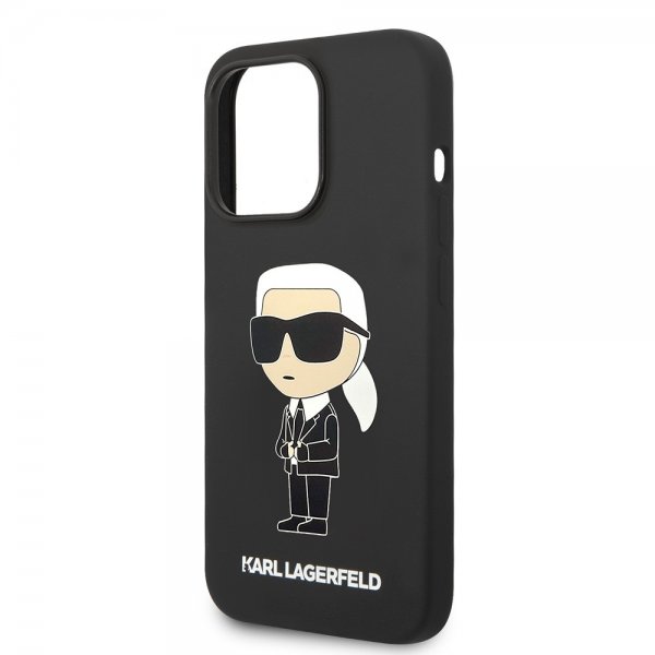Karl Lagerfeld iPhone 15 Pro Max Deksel Ikonik NFT Svart