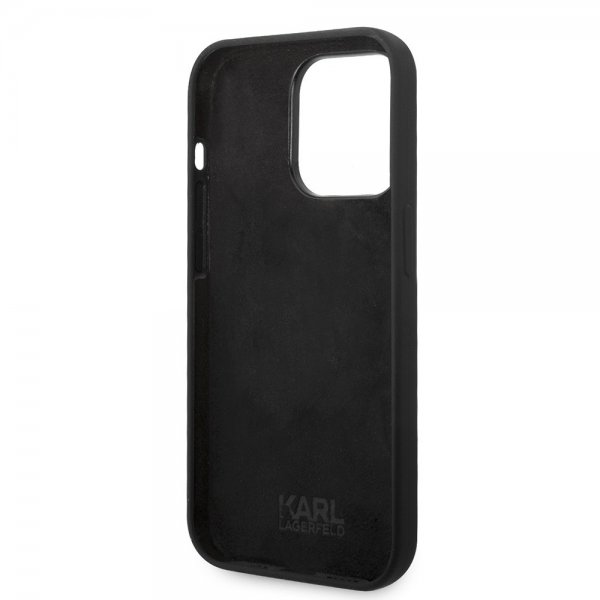 Karl Lagerfeld iPhone 15 Pro Max Deksel Ikonik NFT Svart