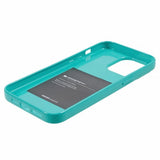 Mercury iPhone 15 Pro Max Deksel Jelly Glitter Cyan