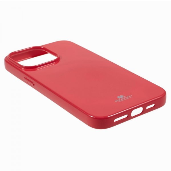 Mercury iPhone 15 Pro Max Deksel Jelly Glitter Magenta