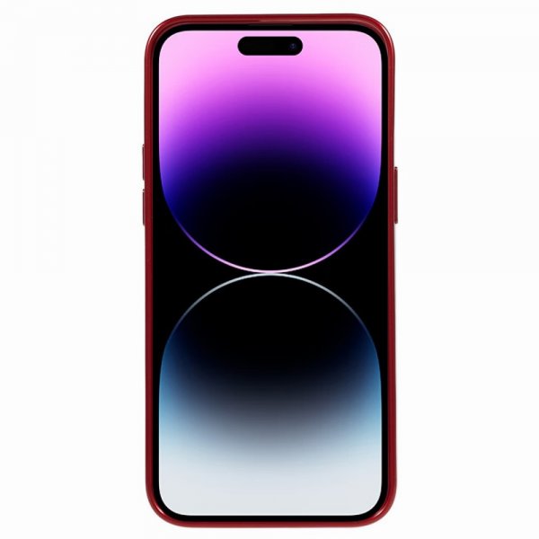 Mercury iPhone 15 Pro Max Deksel Jelly Glitter Rød
