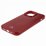 Mercury iPhone 15 Pro Max Deksel Jelly Glitter Rød