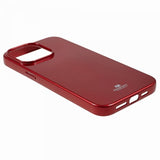 Mercury iPhone 15 Pro Max Deksel Jelly Glitter Rød