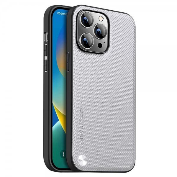 X-Level iPhone 15 Pro Max Deksel Kevlar II Series Grå