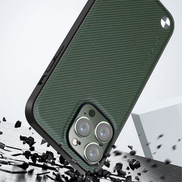 X-Level iPhone 15 Pro Max Deksel Kevlar II Series Grå