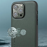 X-Level iPhone 15 Pro Max Deksel Kevlar II Series Svart
