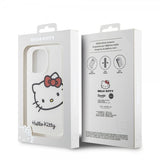 Hello Kitty iPhone 15 Pro Max Deksel Kitty Logo Hvit