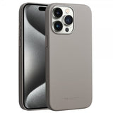 Qialino iPhone 15 Pro Max Deksel Kunstlæder MagSafe Grå