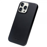 Qialino iPhone 15 Pro Max Deksel Kunstlæder MagSafe Svart