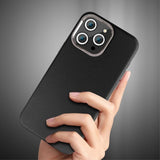X-Level iPhone 15 Pro Max Deksel Skinntekstur MagSafe Brun